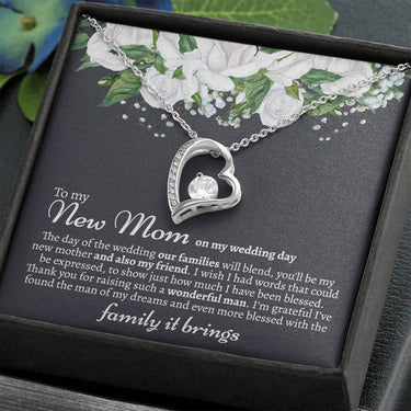 New Mom Wedding Forever Love Necklace - Love You This Much